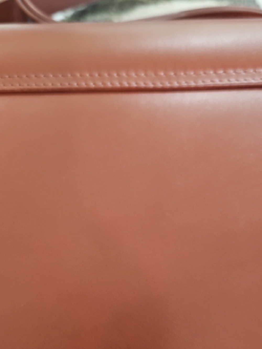 A.P.C. Chestnut Brown Leather Crossbody with Gold Hardware - Picture 8 of 10